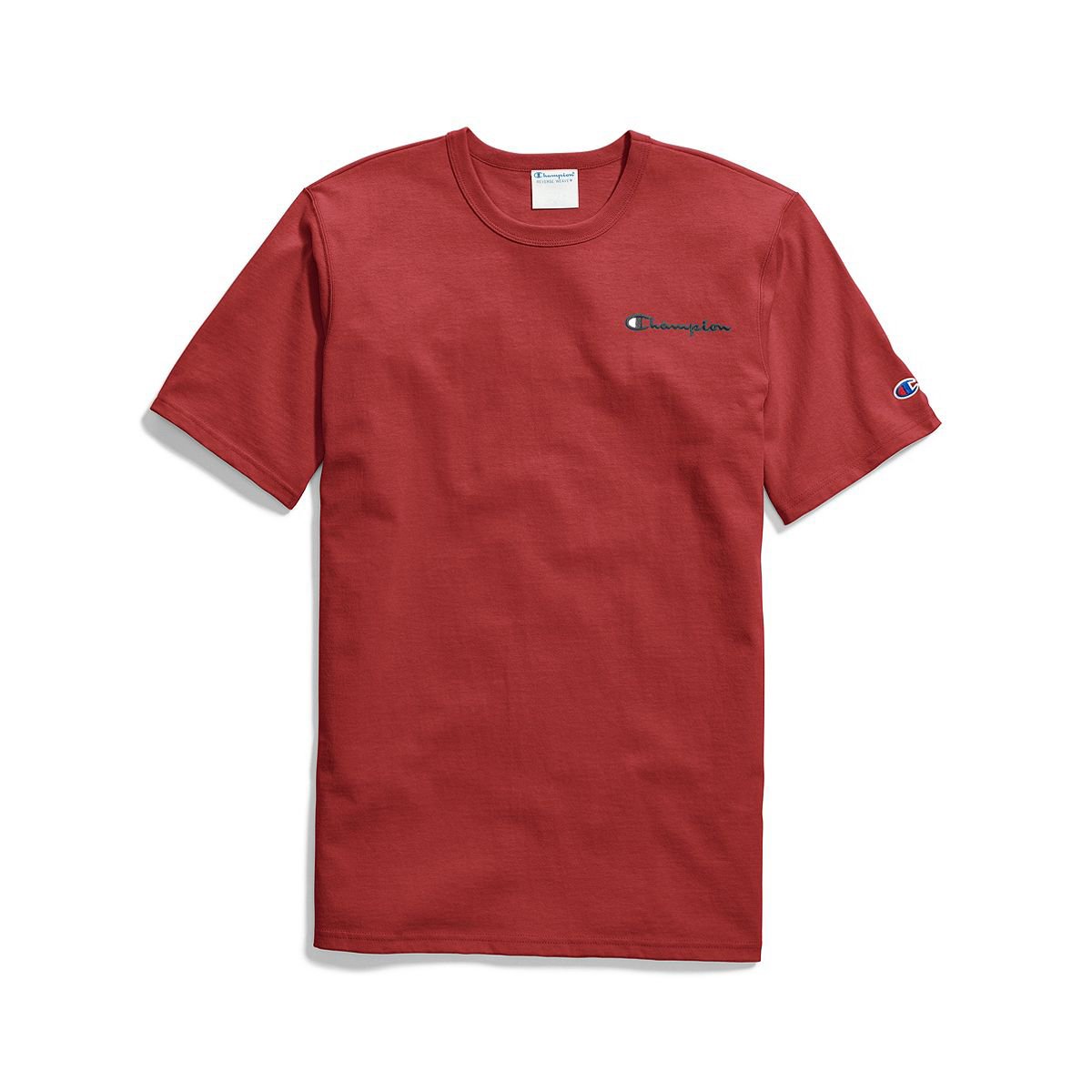 Champion Heritage Tee Elevated Graphics Script Team Red Scarlet Men GT19-Y06819-2WC