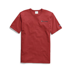 Champion Heritage Tee Elevated Graphics Script Team Red Scarlet Men GT19-Y06819-2WC