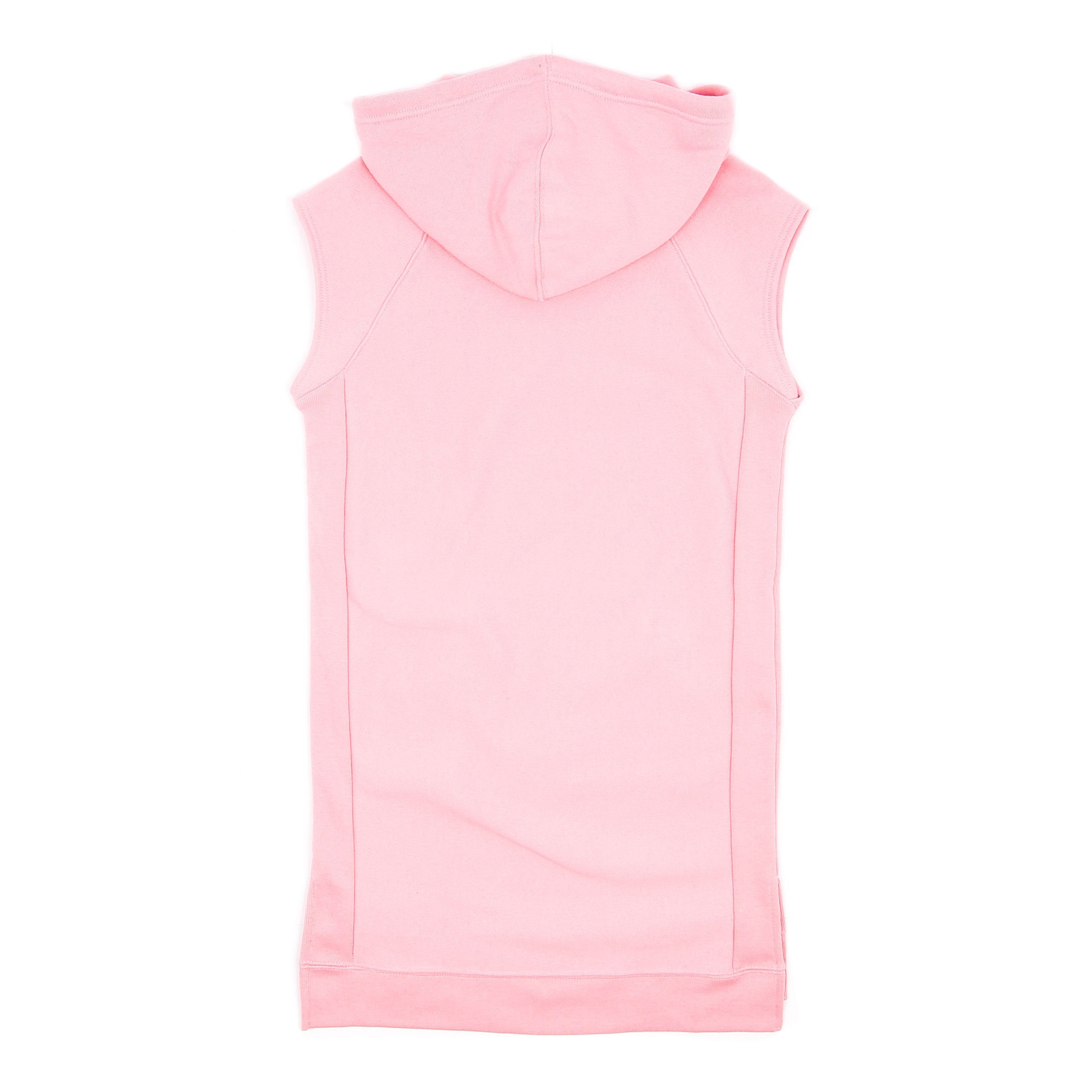 Champion Women's Reverse Weave Dress W/hood Embroidered Pink Bow WL779-579727-7CY