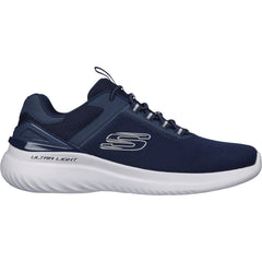 Men's Wide Fit Skechers 232673 Bounder 2.0 Anako Trainers - Navy