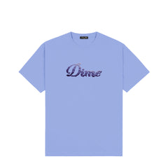 Dime Cursive Cloud T-Shirt Light Indigo