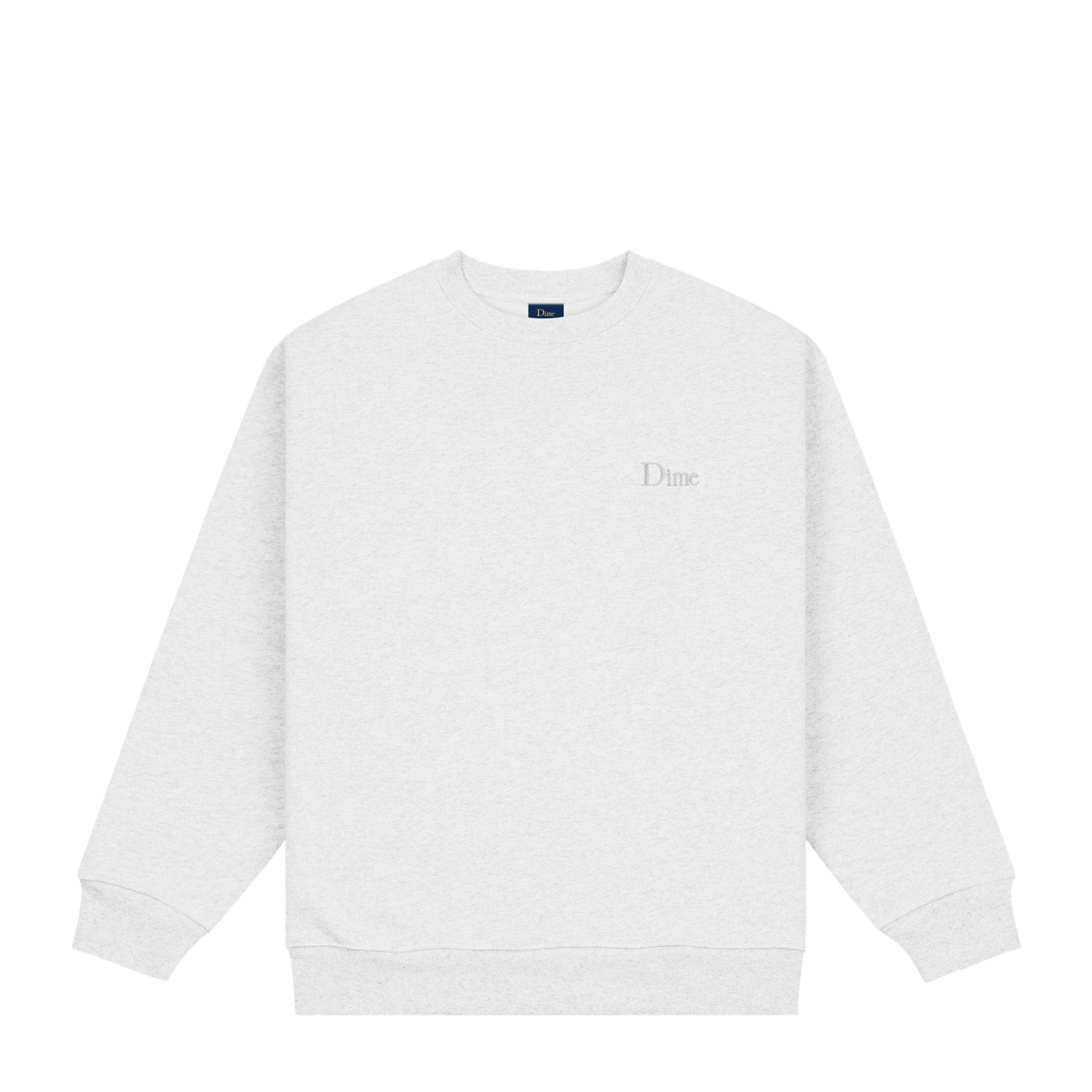 Dime Men Classic Small Logo Crewneck Ash
