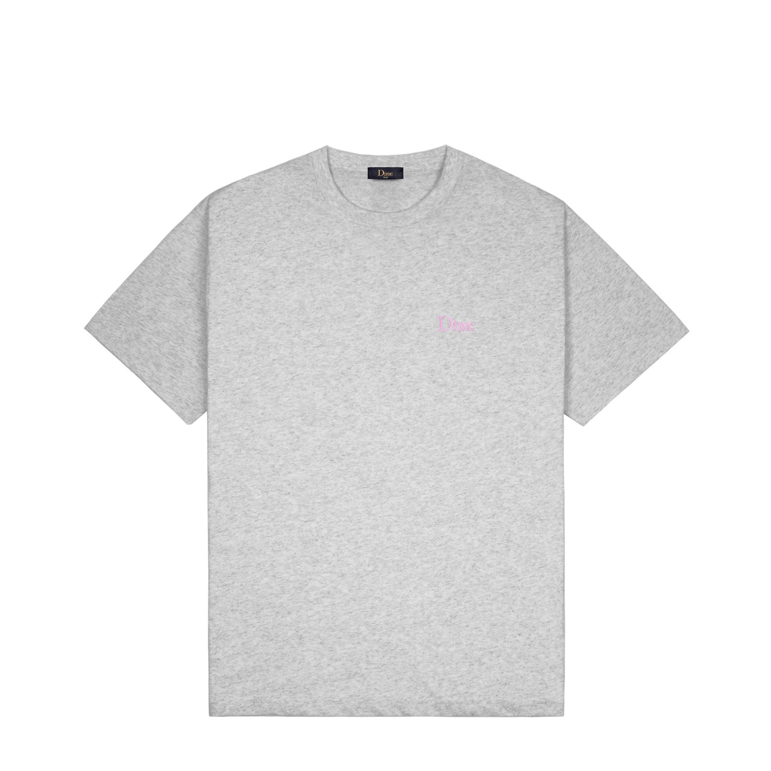 Dime Men Classic Small Logo T-Shirt Heather Gray