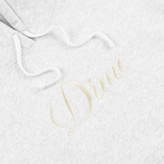 Dime Men Cursive Logo Hoodie Ash