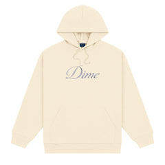 Dime Men Cursive Logo Hoodie Fog
