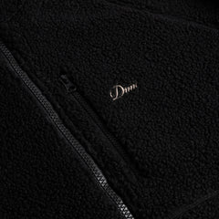 Dime Men Polar Fleece Sherpa Zip Black