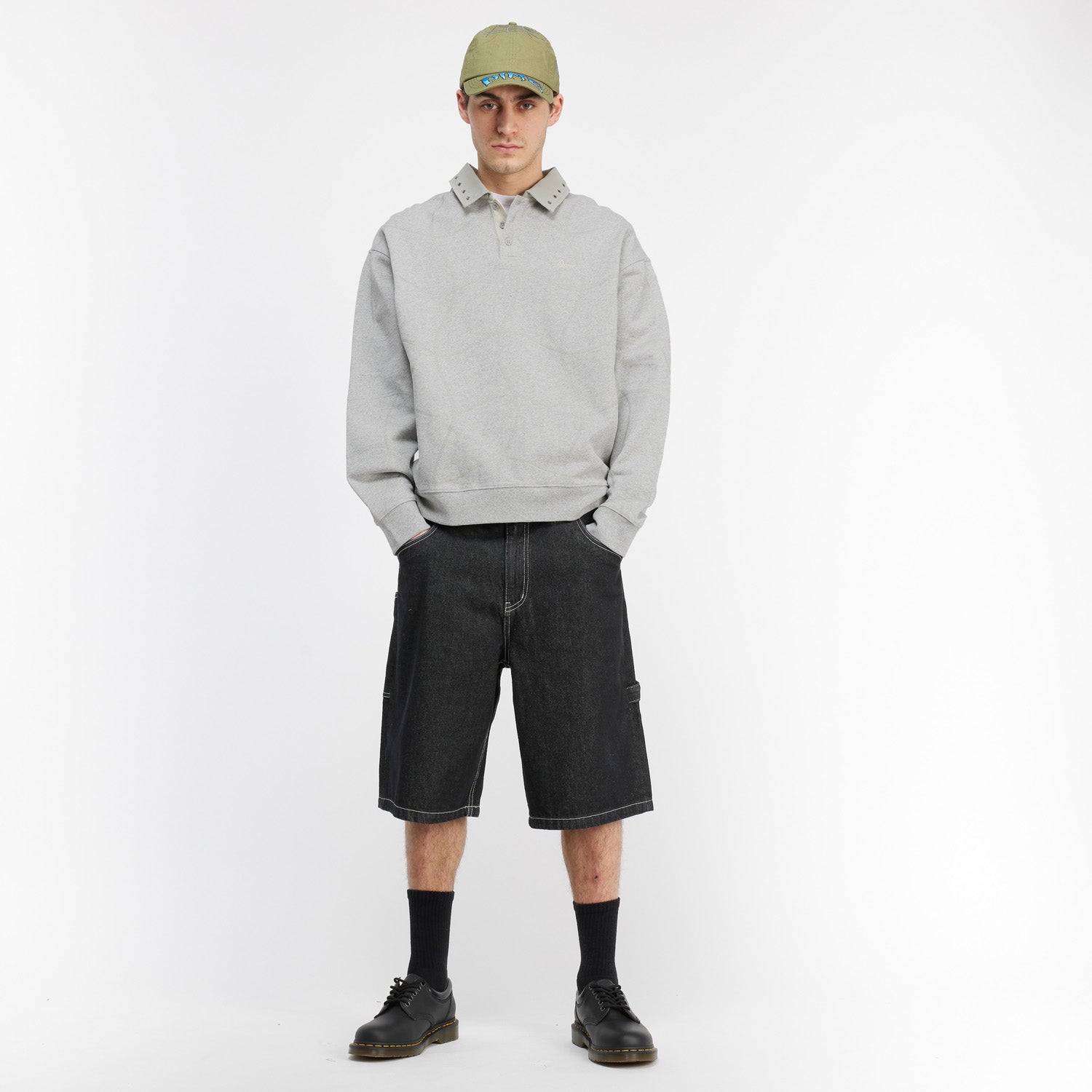 Dime Men Wave Rugby Heather Gray