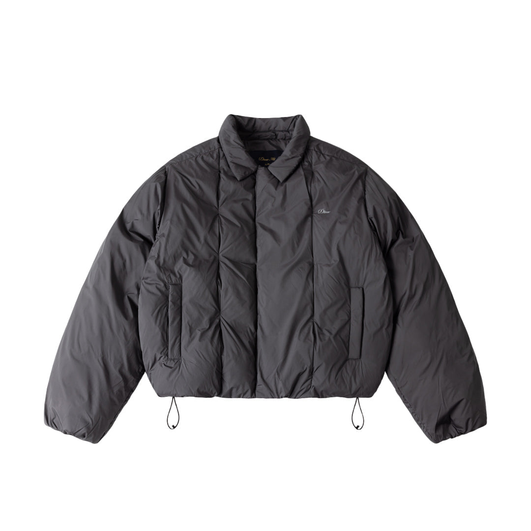 Dime Pleated Puffer Charcoal