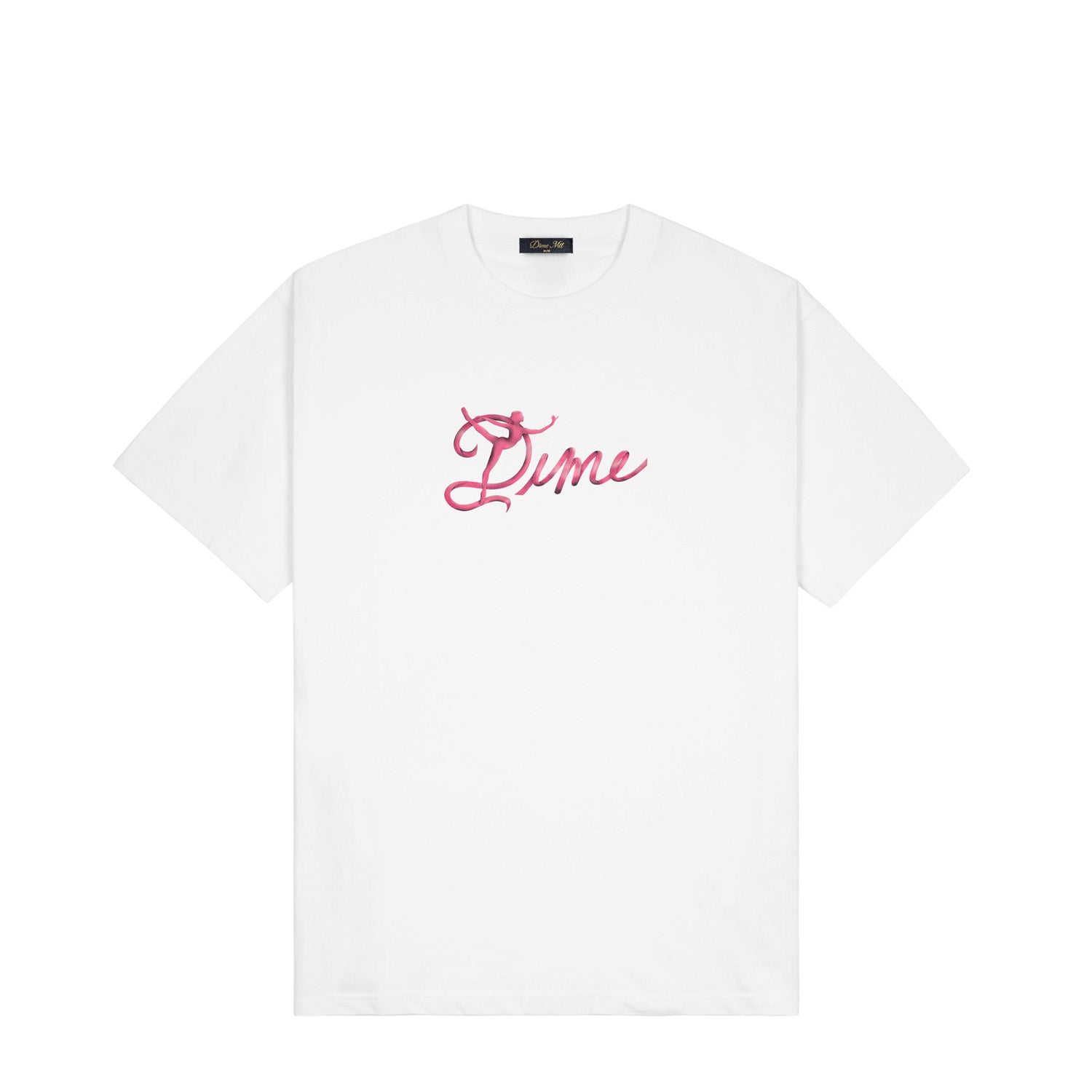 Dime Satin T-Shirt White