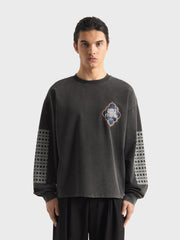 Don't Waste Culture Himariyu Longsleeve | Washed Black