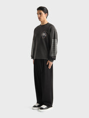 Don't Waste Culture Himariyu Longsleeve | Washed Black