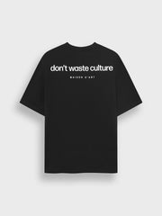 Don't Waste Culture Cleo T-Shirt | Black