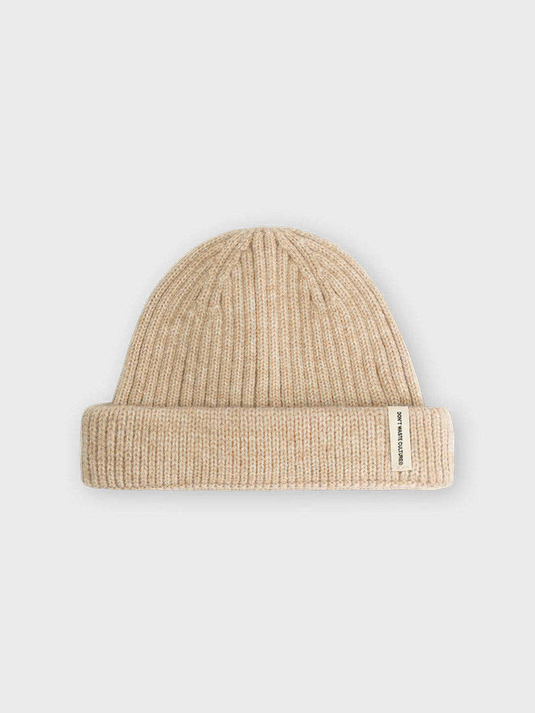 Don't Waste Culture Fisherman Beanie | Light Biscuit