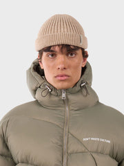 Don't Waste Culture Fisherman Beanie | Light Biscuit