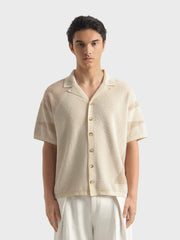 Don't Waste Culture Helviane Knitted Shirt | Beige