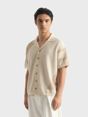 Don't Waste Culture Helviane Knitted Shirt | Beige