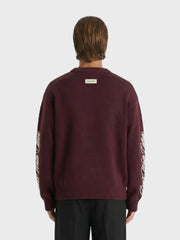 Don't Waste Culture Ionora Knitted Sweater | Burgundy