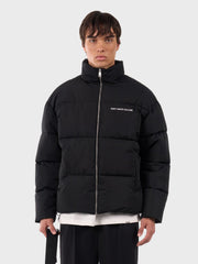 Don't Waste Culture Laore Puffer Jacket | Black