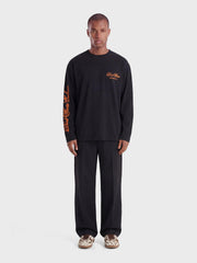 Don't Waste Culture Ori Longsleeve | Black