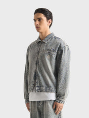 Don't Waste Culture Querine Denim Jacket | Mid Blue