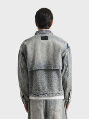 Don't Waste Culture Querine Denim Jacket | Mid Blue