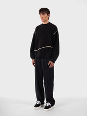 Don't Waste Culture Tatu Knitted Sweater | Black