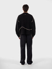 Don't Waste Culture Tatu Knitted Sweater | Black