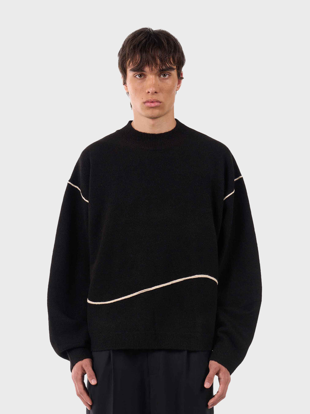 Don't Waste Culture Tatu Knitted Sweater | Black