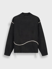 Don't Waste Culture Tatu Knitted Sweater | Black