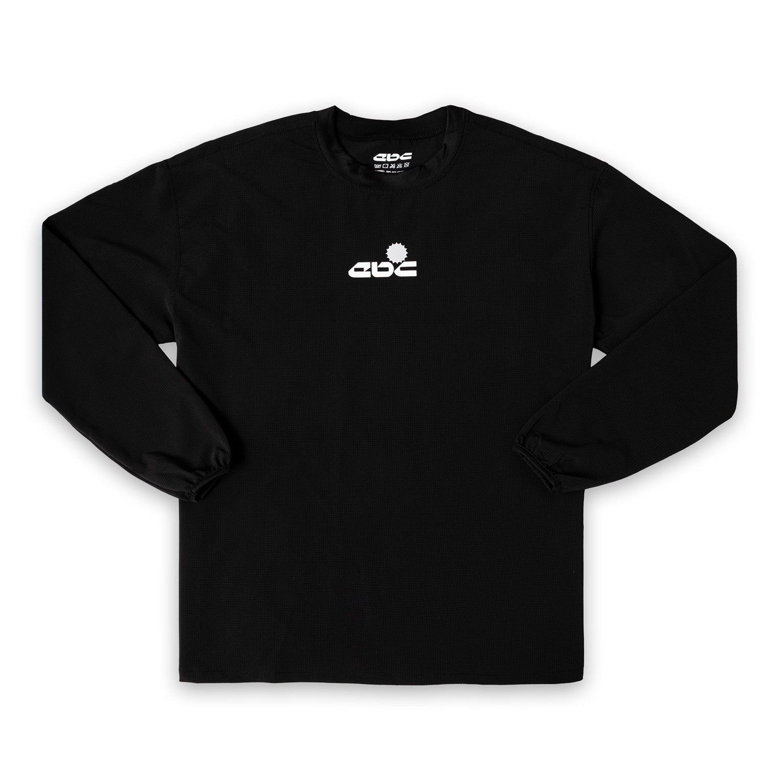Everyday Better Club Performance Longsleeve Black White