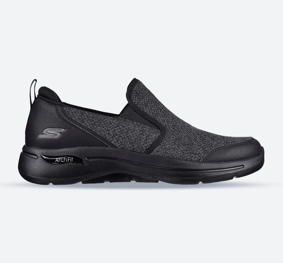 Men's Wide Fit Skechers 216183 Go Walk Arch Fit Trainers