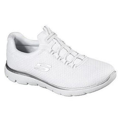 Women's Wide Fit Skechers 12980W Summits Slip On Sports Trainers