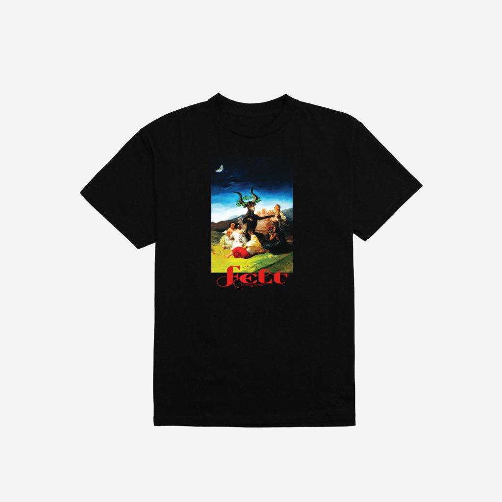 Felt Men Great Goat Tee Black GGT-BLK