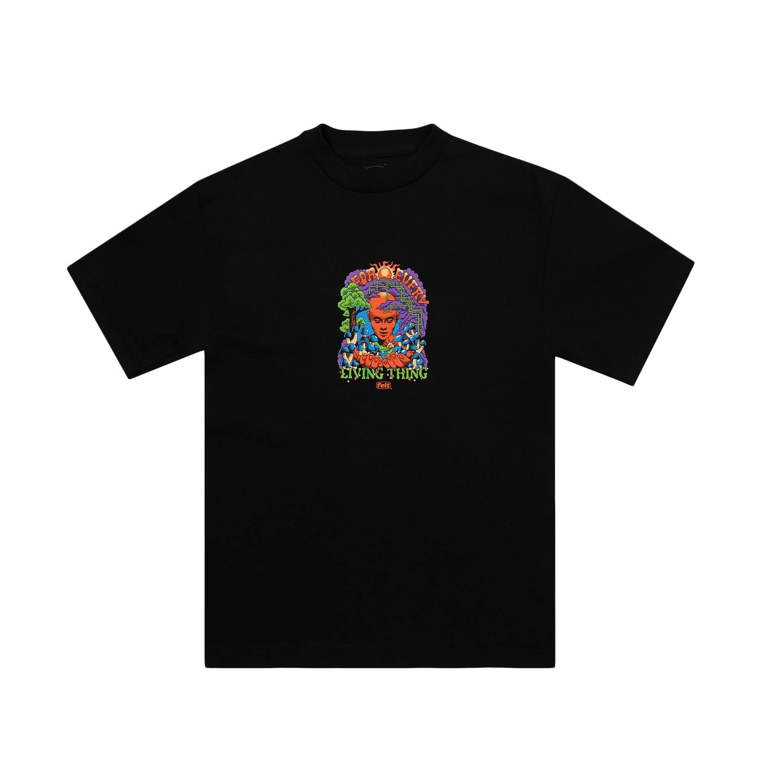 Felt Men Vision Tee Shirt Black