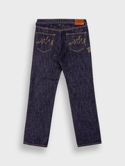 Grimey Planet Jeans | Raw Blue