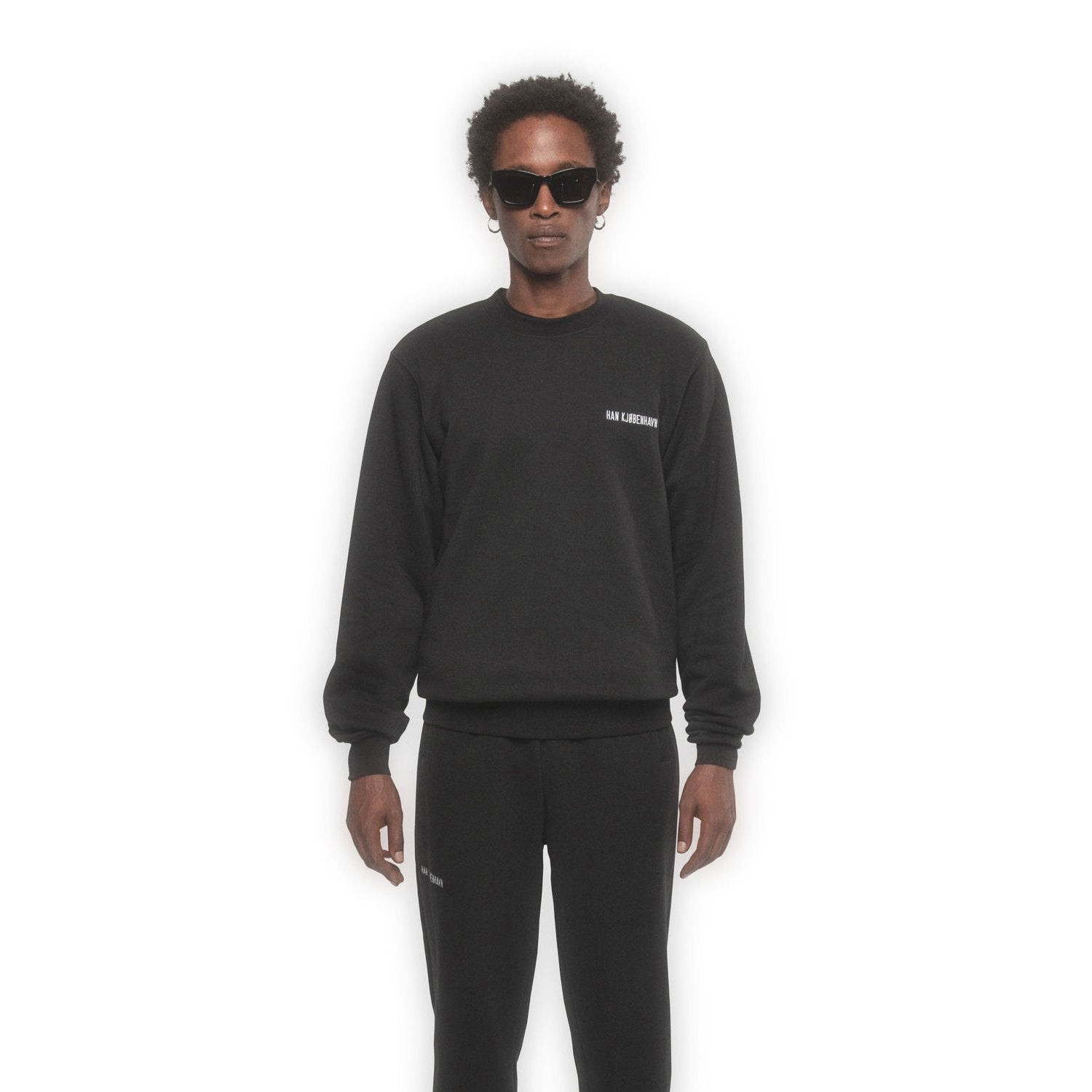 Han Kjøbenhavn Men Casual Crew Black 40001-10