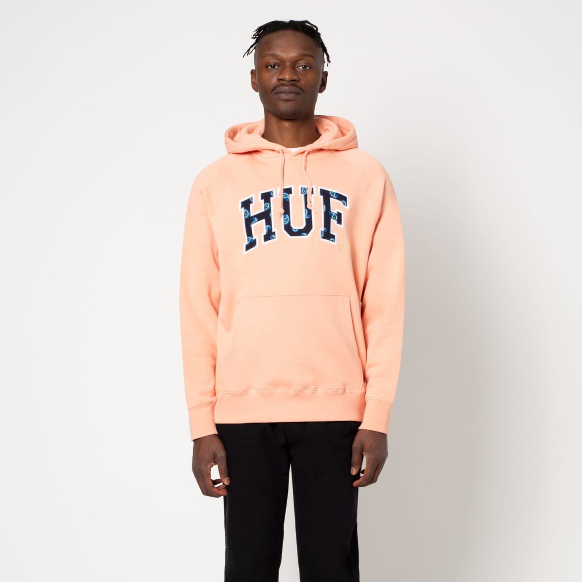 Huf Men Paisley Pullover Hood Coral Pink FL00113-CPK