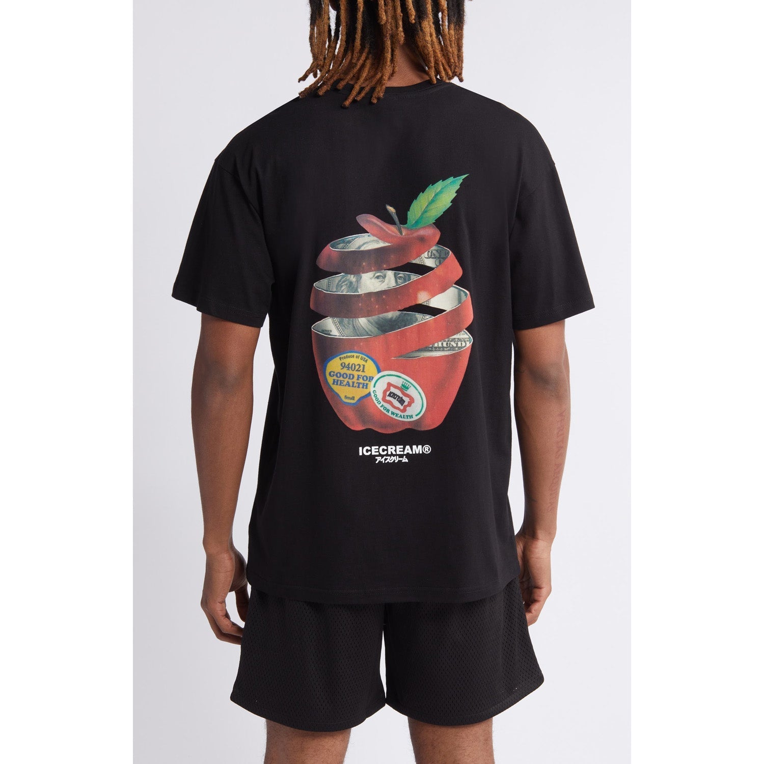 ICECREAM Men Big Apple SS Tee Black