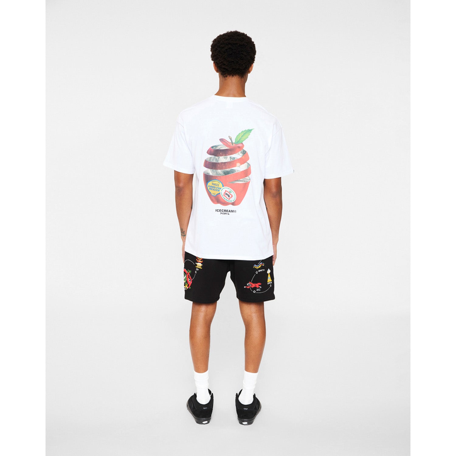 ICECREAM Men Big Apple SS Tee White