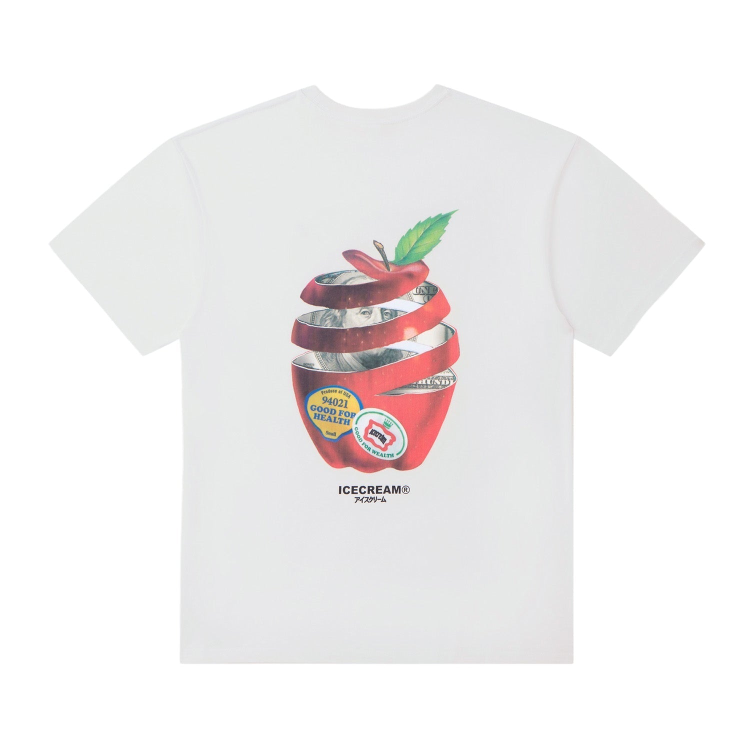 ICECREAM Men Big Apple SS Tee White