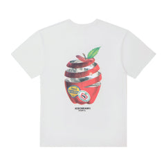 ICECREAM Men Big Apple SS Tee White