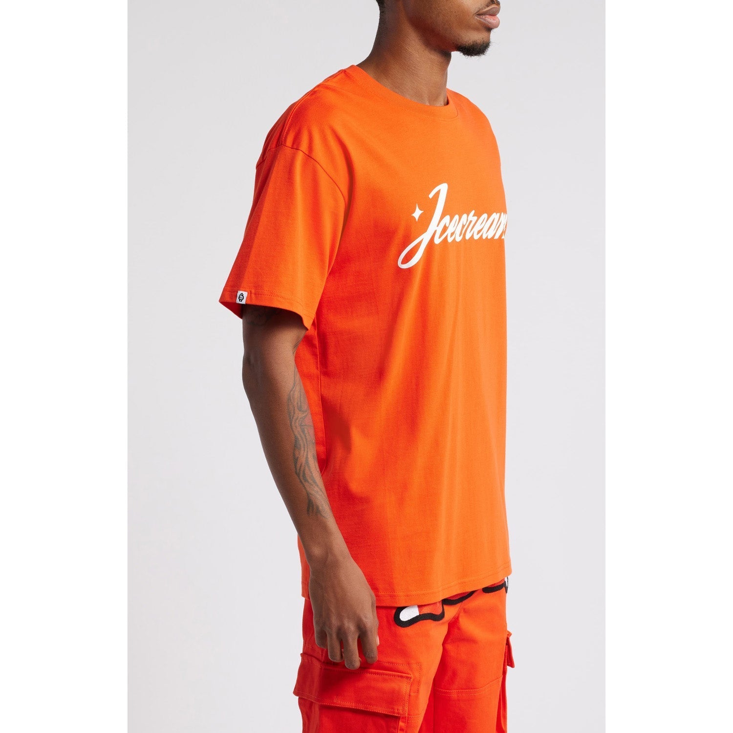 ICECREAM Men Dazzle SS Tee Spicy Orange