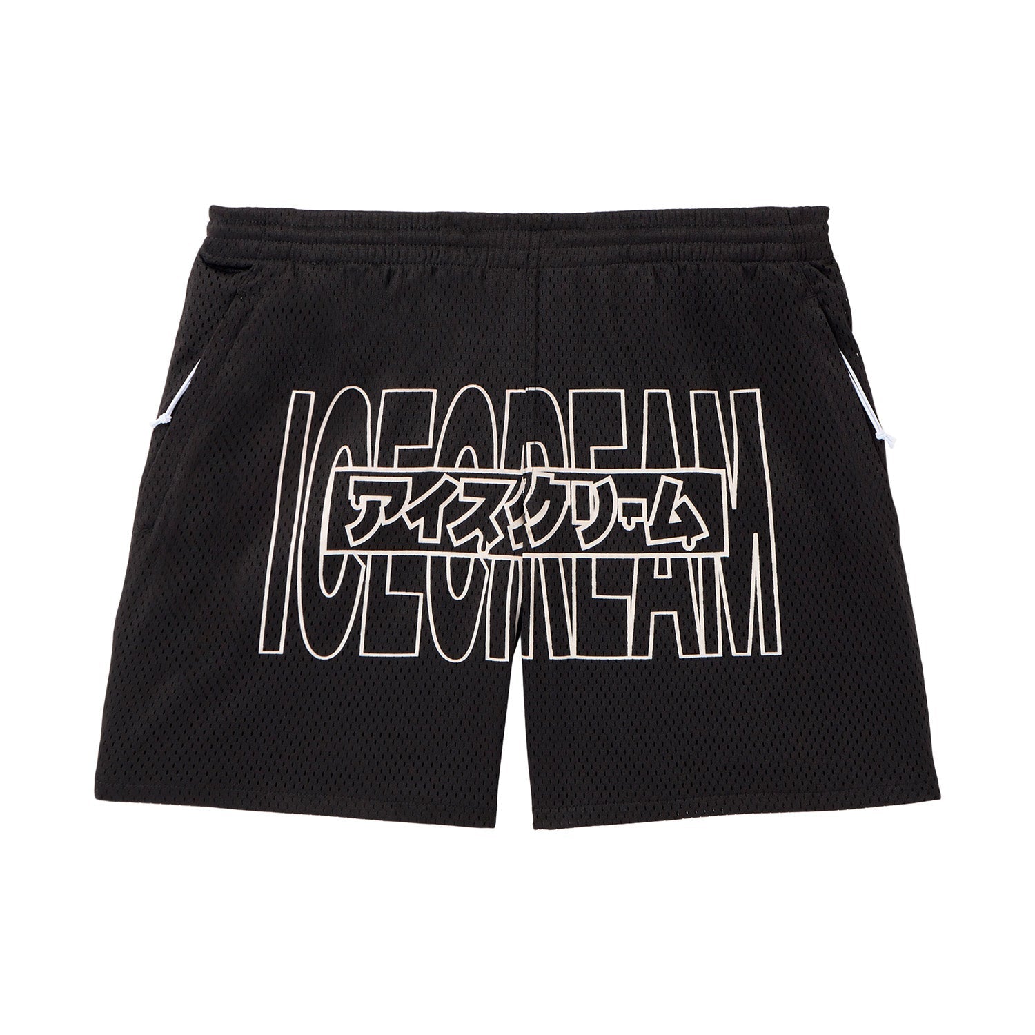 ICECREAM Men Katakana Shorts Black