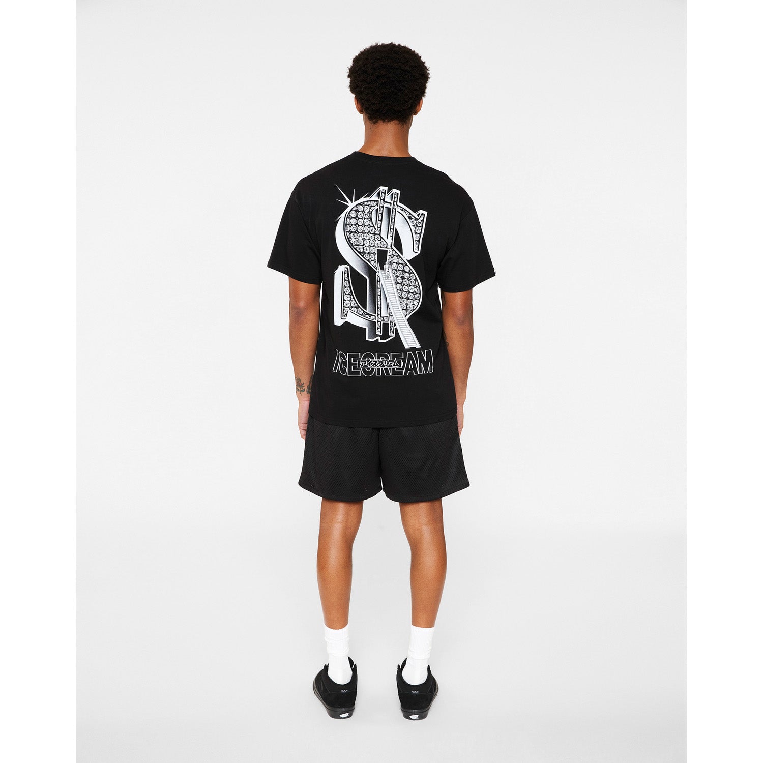 ICECREAM Men Stairs To Success SS Tee Black