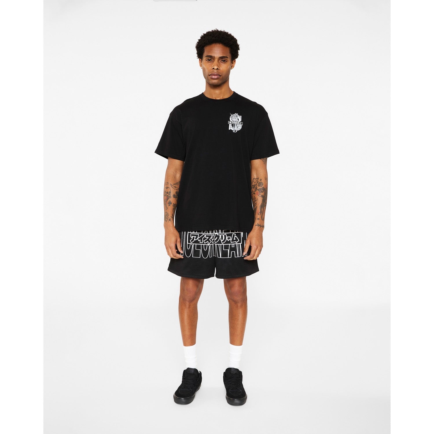 ICECREAM Men Stairs To Success SS Tee Black