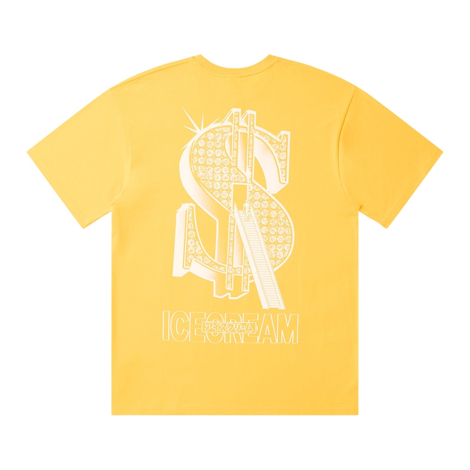 ICECREAM Men Stairs To Success SS Tee Gold Fusion