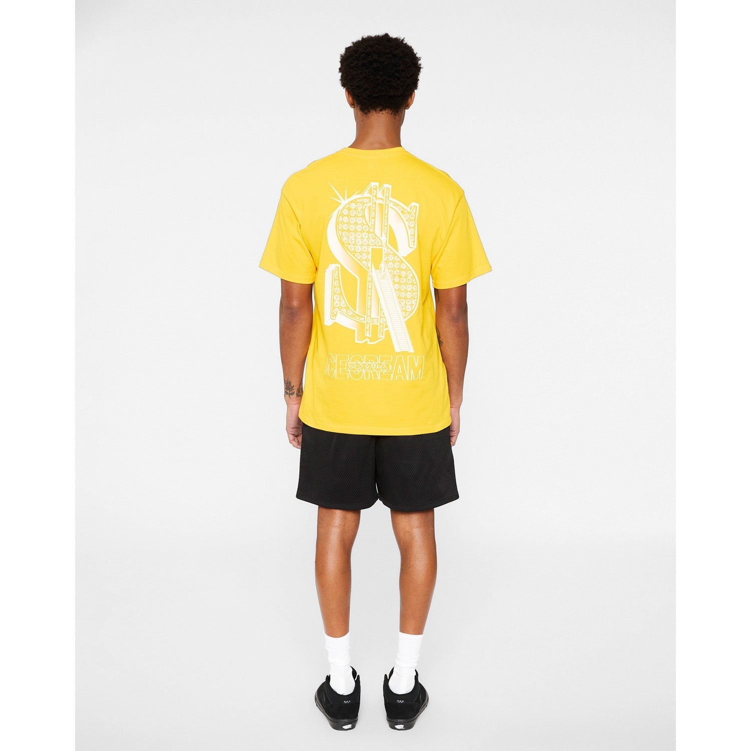 ICECREAM Men Stairs To Success SS Tee Gold Fusion