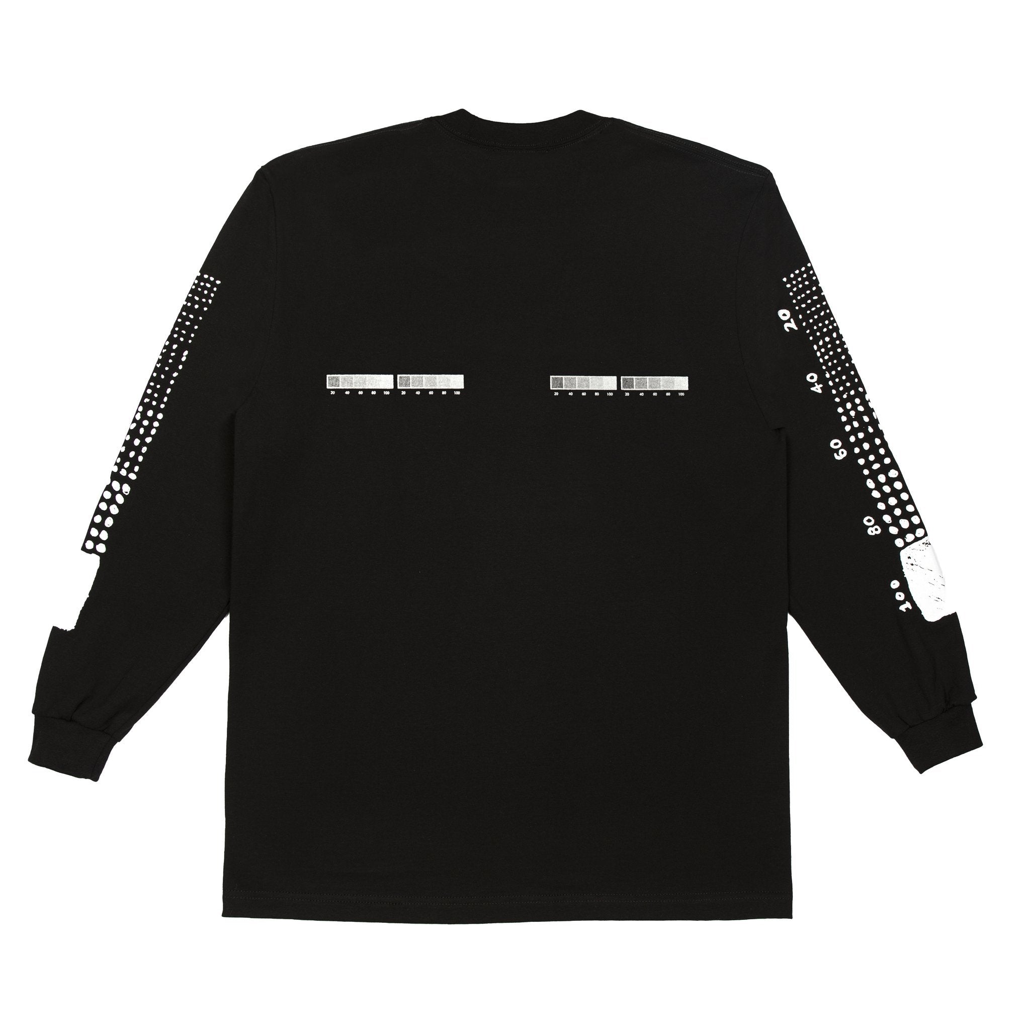 INDVLST Men Sketch Bar LS Tee Black STBLST-BLK