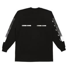 INDVLST Men Sketch Bar LS Tee Black STBLST-BLK