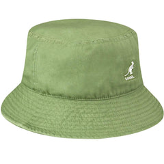 Kangol Washed Bucket Hat Oil Green